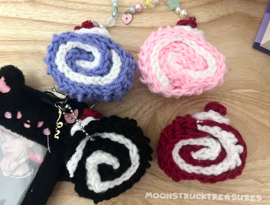 Roll Cake Keychains