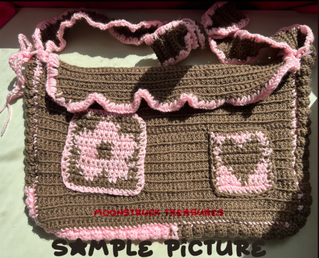 Crochet Messenger Bags