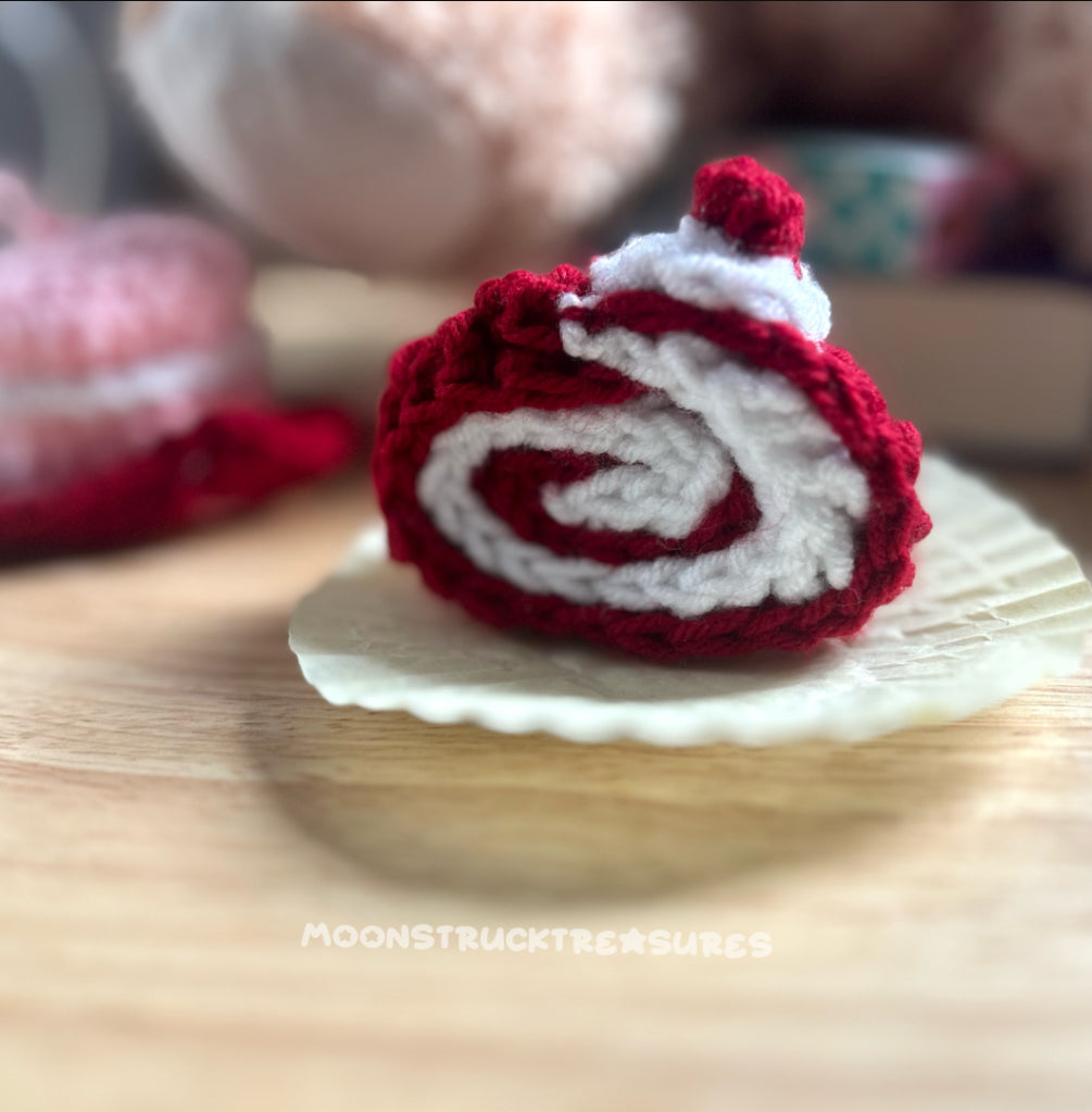 Roll Cake Keychains