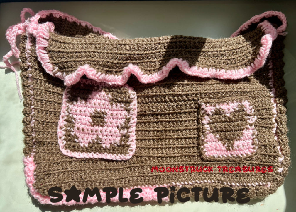 Crochet Messenger Bags