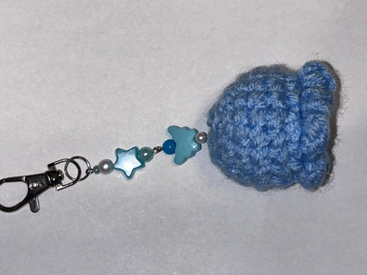 Crochet Jelly Octopus Keychain