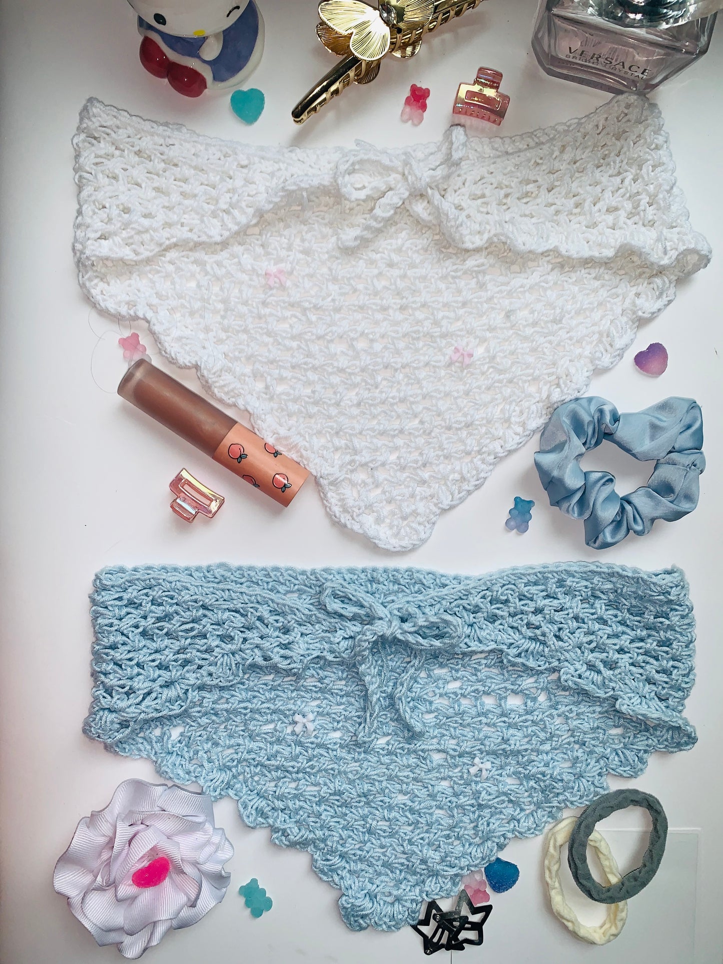 Crochet Mesh Bandana